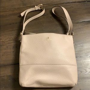 Kate Spade nude colored satchel style purse